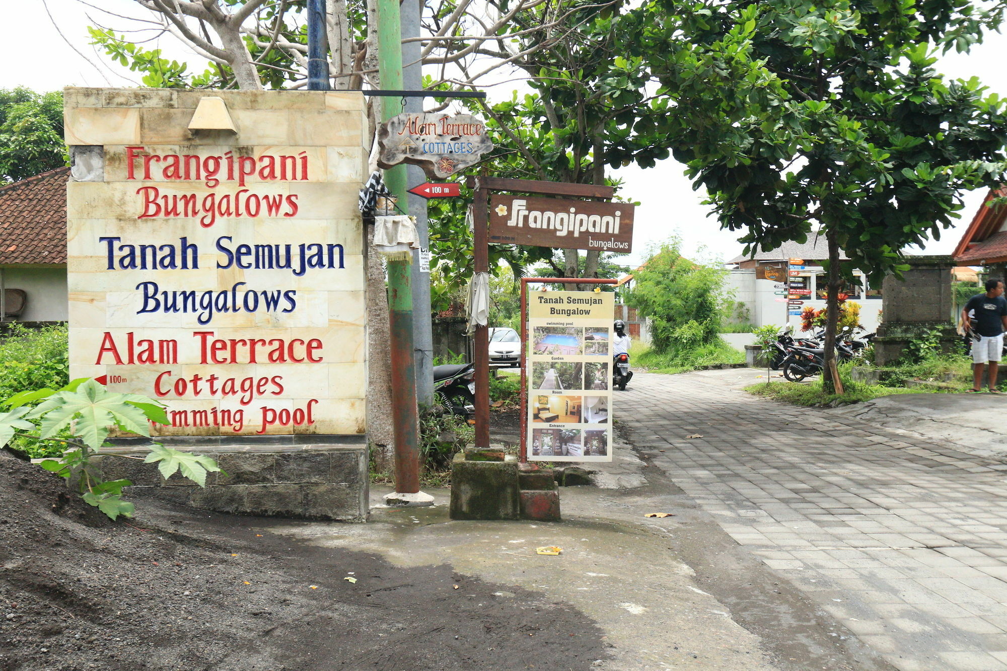 Frangipani Bungalow Otel Ubud Dış mekan fotoğraf