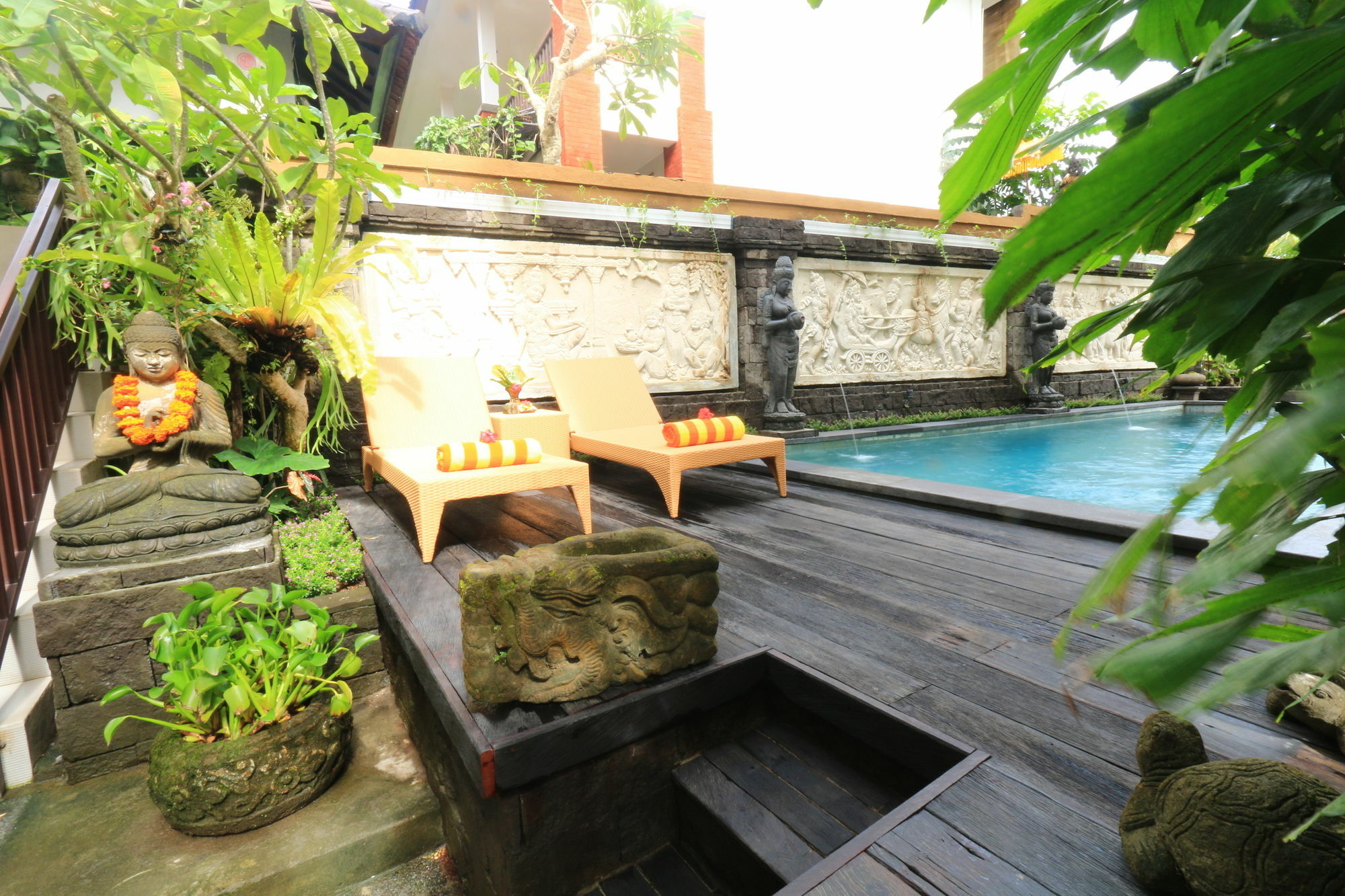 Frangipani Bungalow Otel Ubud Dış mekan fotoğraf