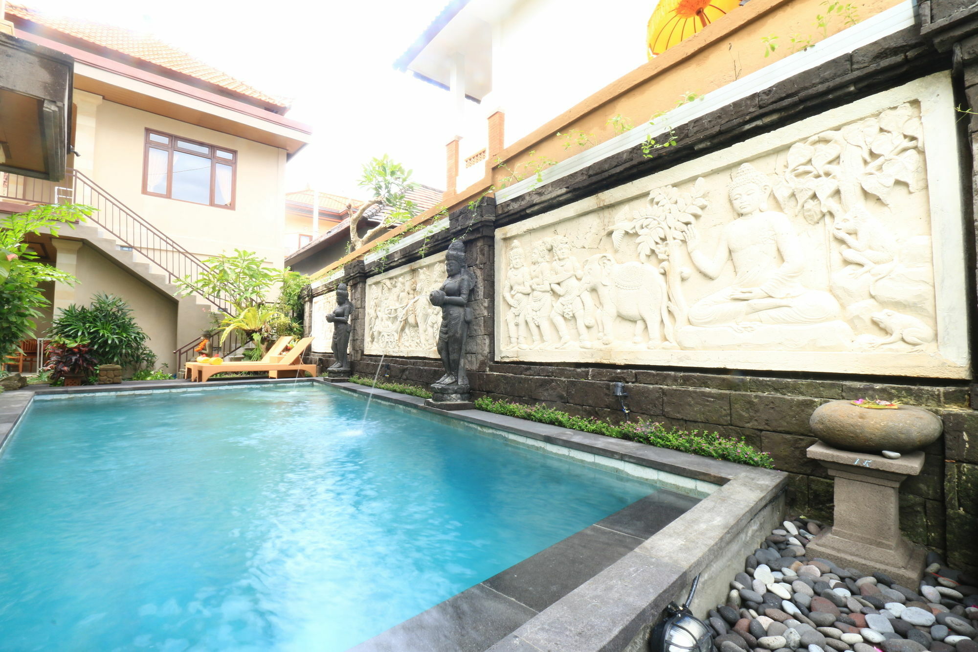 Frangipani Bungalow Otel Ubud Dış mekan fotoğraf