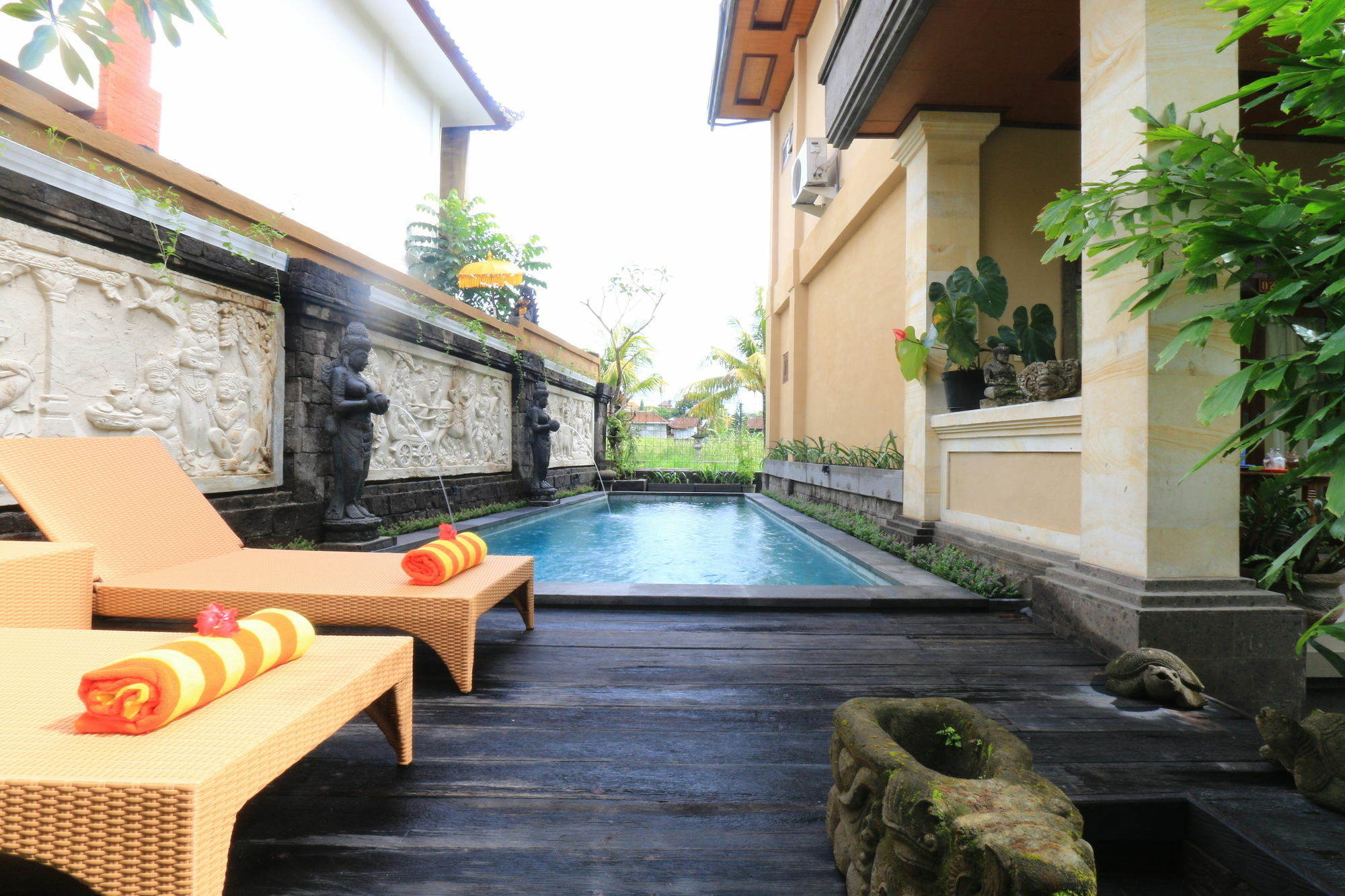 Frangipani Bungalow Otel Ubud Dış mekan fotoğraf