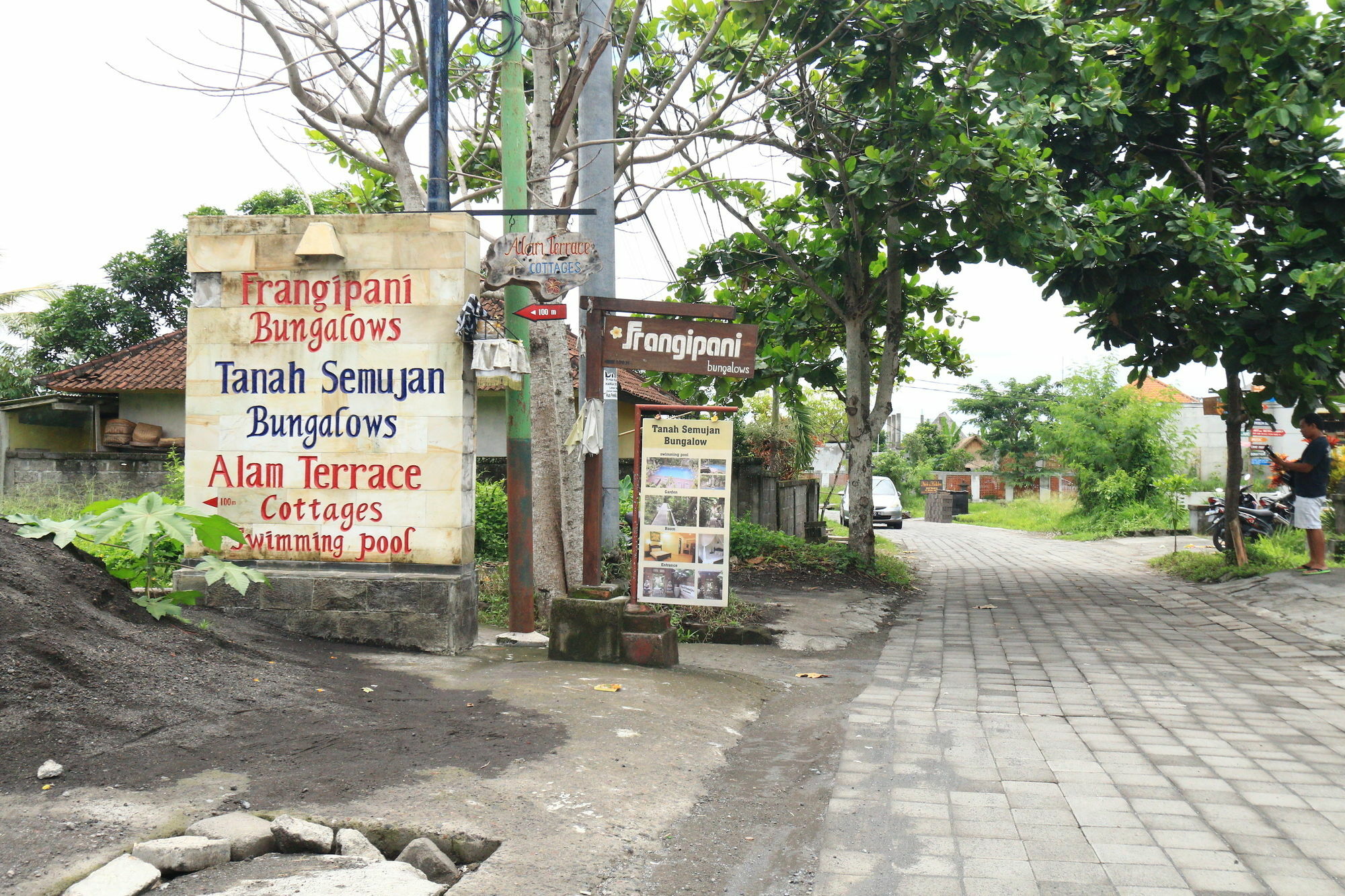 Frangipani Bungalow Otel Ubud Dış mekan fotoğraf