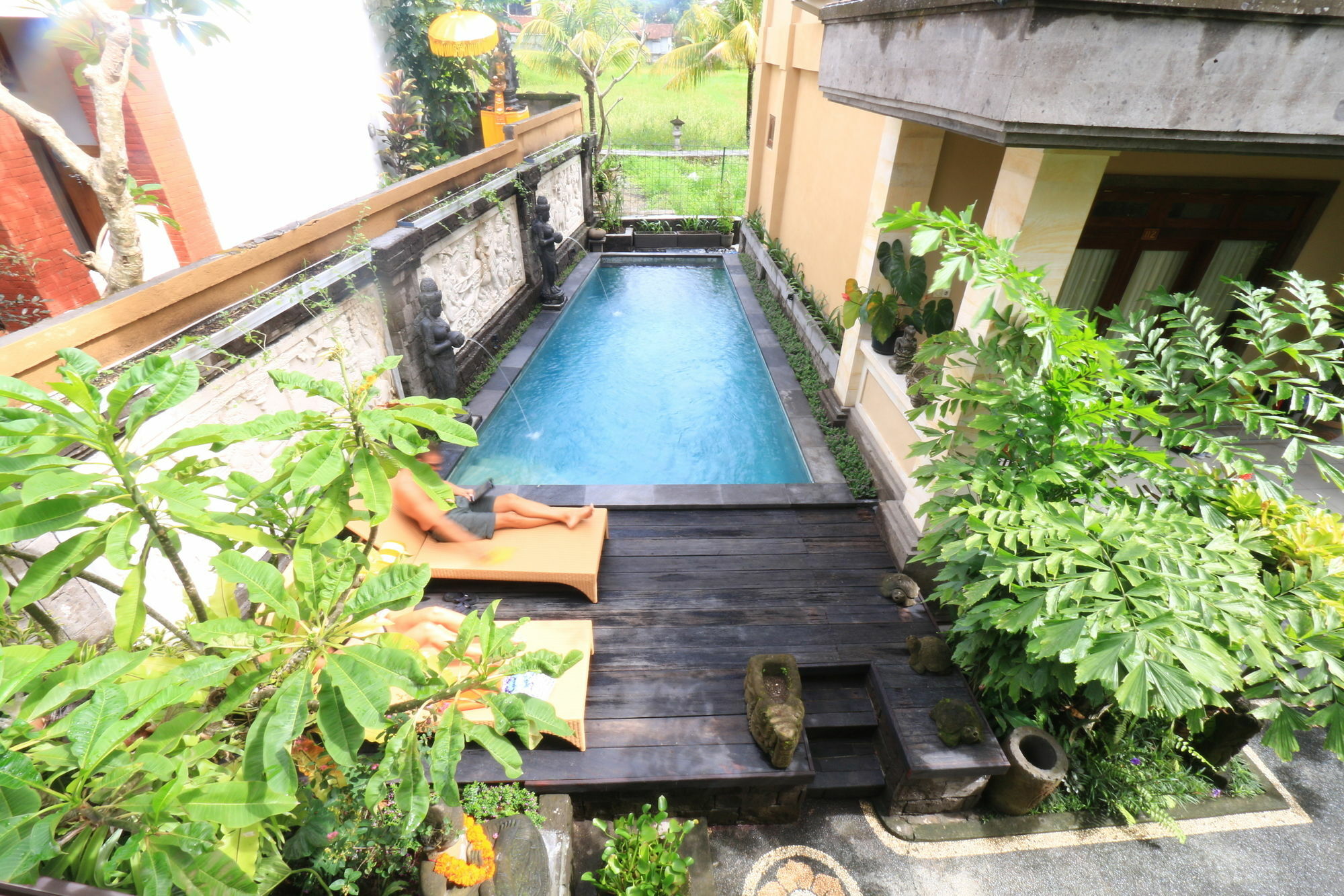 Frangipani Bungalow Otel Ubud Dış mekan fotoğraf